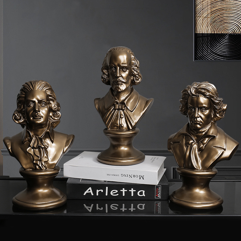 Lighting Home Decor Items - Celebrity Portrait Resin Handicrafts Living Room