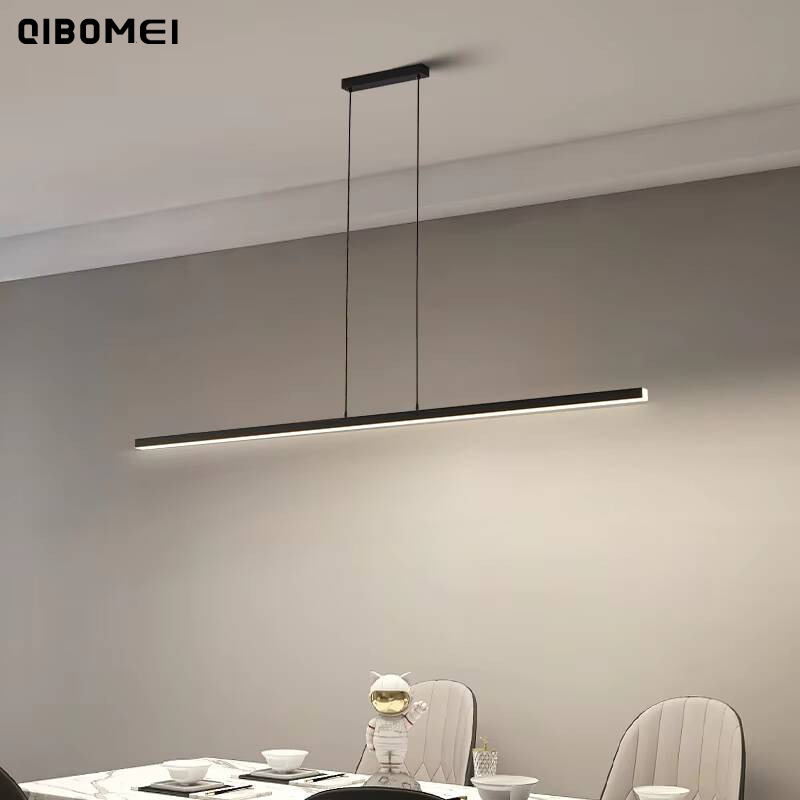 Decor Lighting Cy - Simple One-word Restaurant Led Pendant Lights