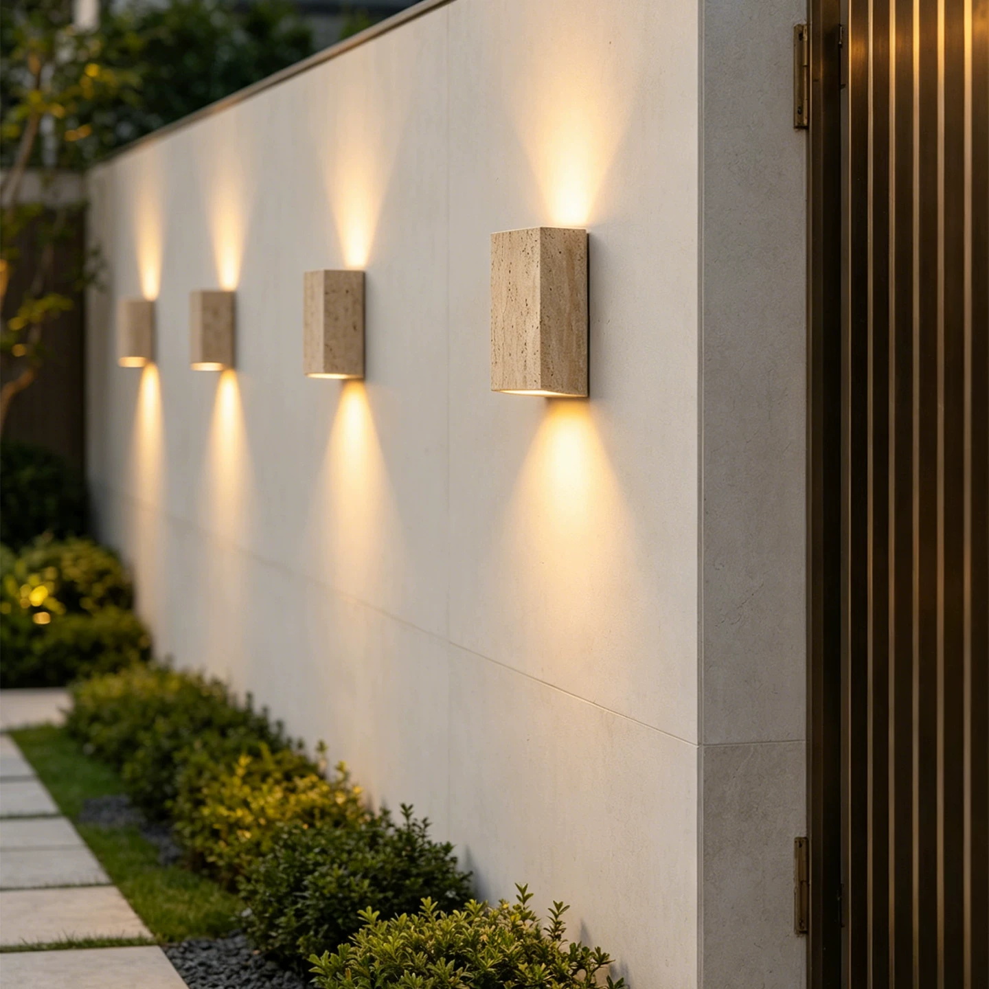 Decor Lighting Cy - Yellow Cave Stone Wall Lamp Outdoor