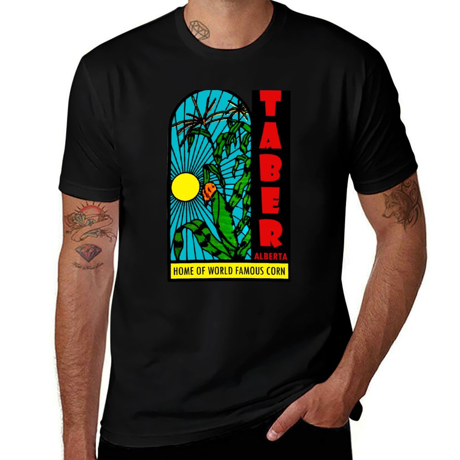 Alberta Lighting & Decor Edmonton Ab - Taber Alberta Corn Vintage Travel Decal