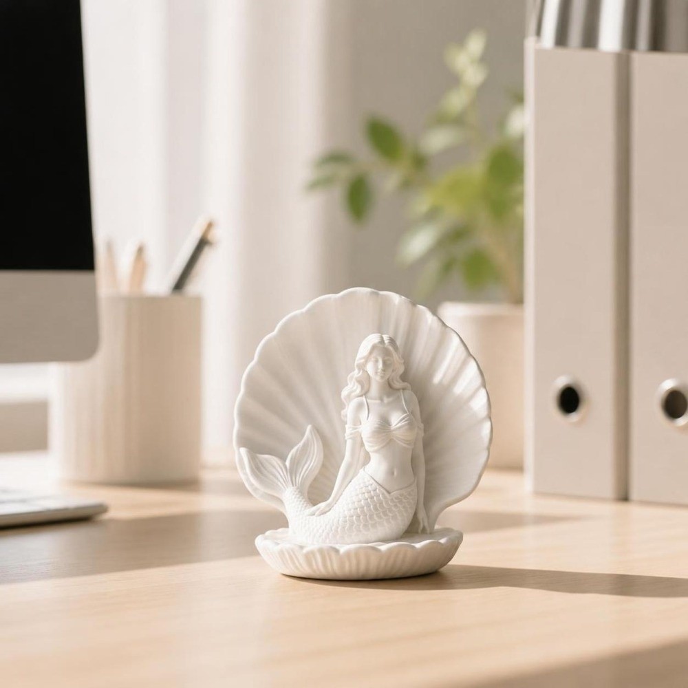 Unique Lighting Decor - Unique 3D Printed Mermaid Figurine Light