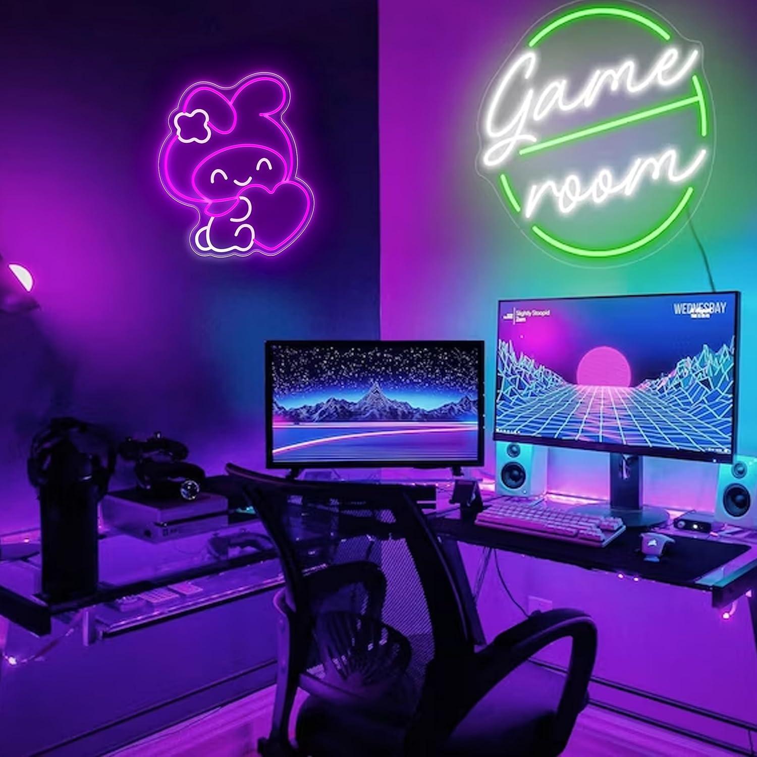 Anime Neon Sign Janpanese LED  - Lighting Decor Living Room review and price