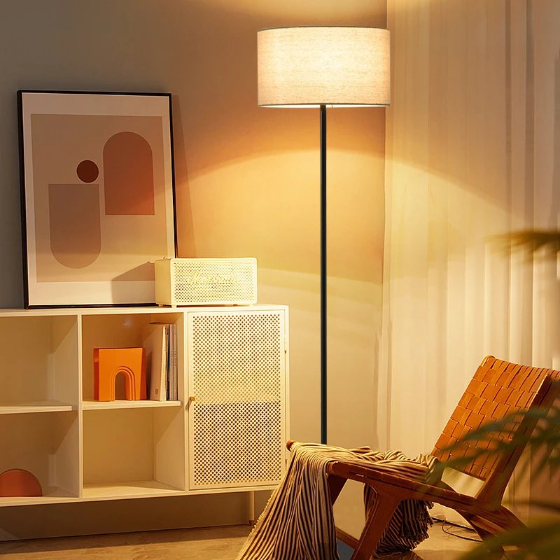 Modern Simple Cloth Led Floor  - Floor Lamp Tripod review and price