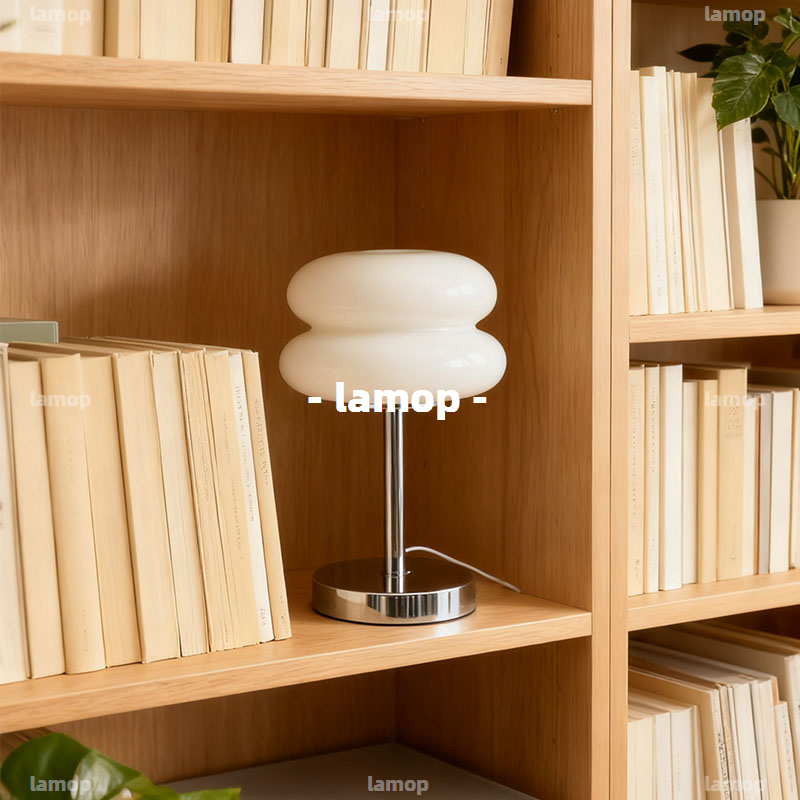 Bauhaus Cream‑Globe Table Lamp - Room Decor Lighting Lamp review and price