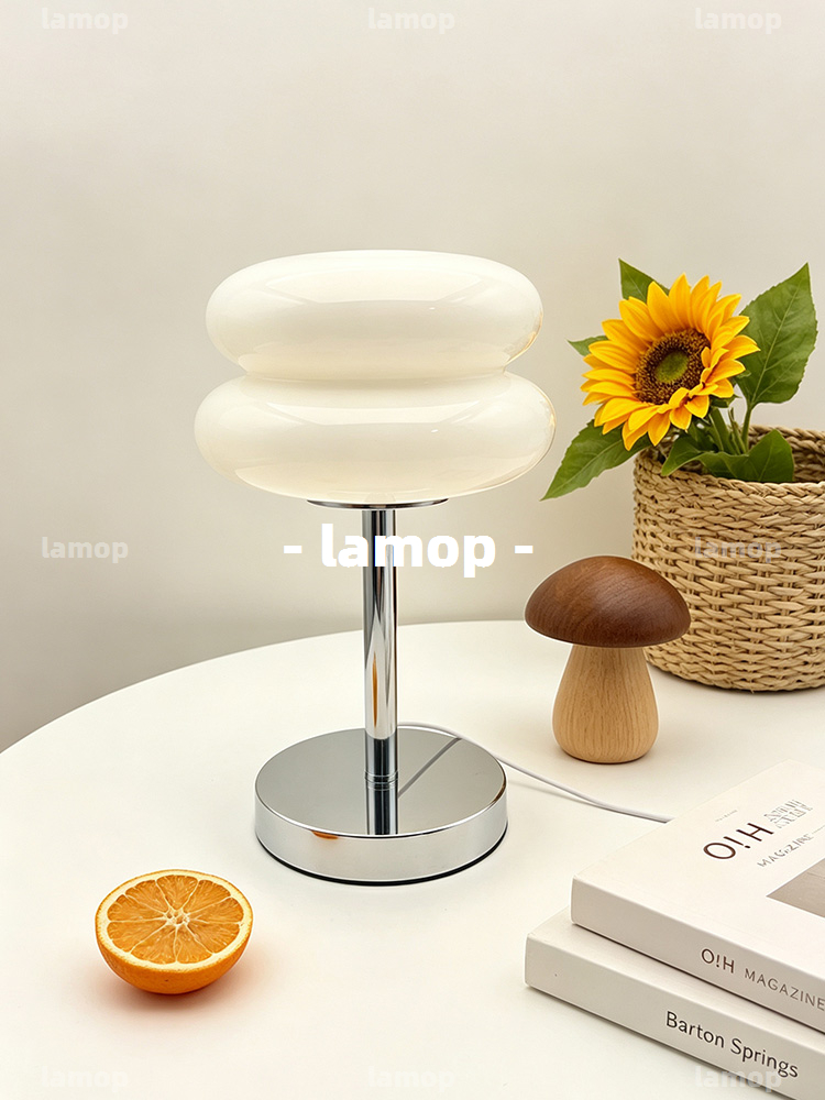 Bauhaus Cream‑Globe Table Lamp - Room Decor Lighting Lamp review and price