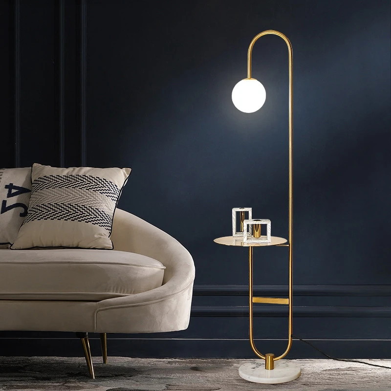Modern LED Floor Lamp Gold Bla - Floor Lamp Tripod review and price