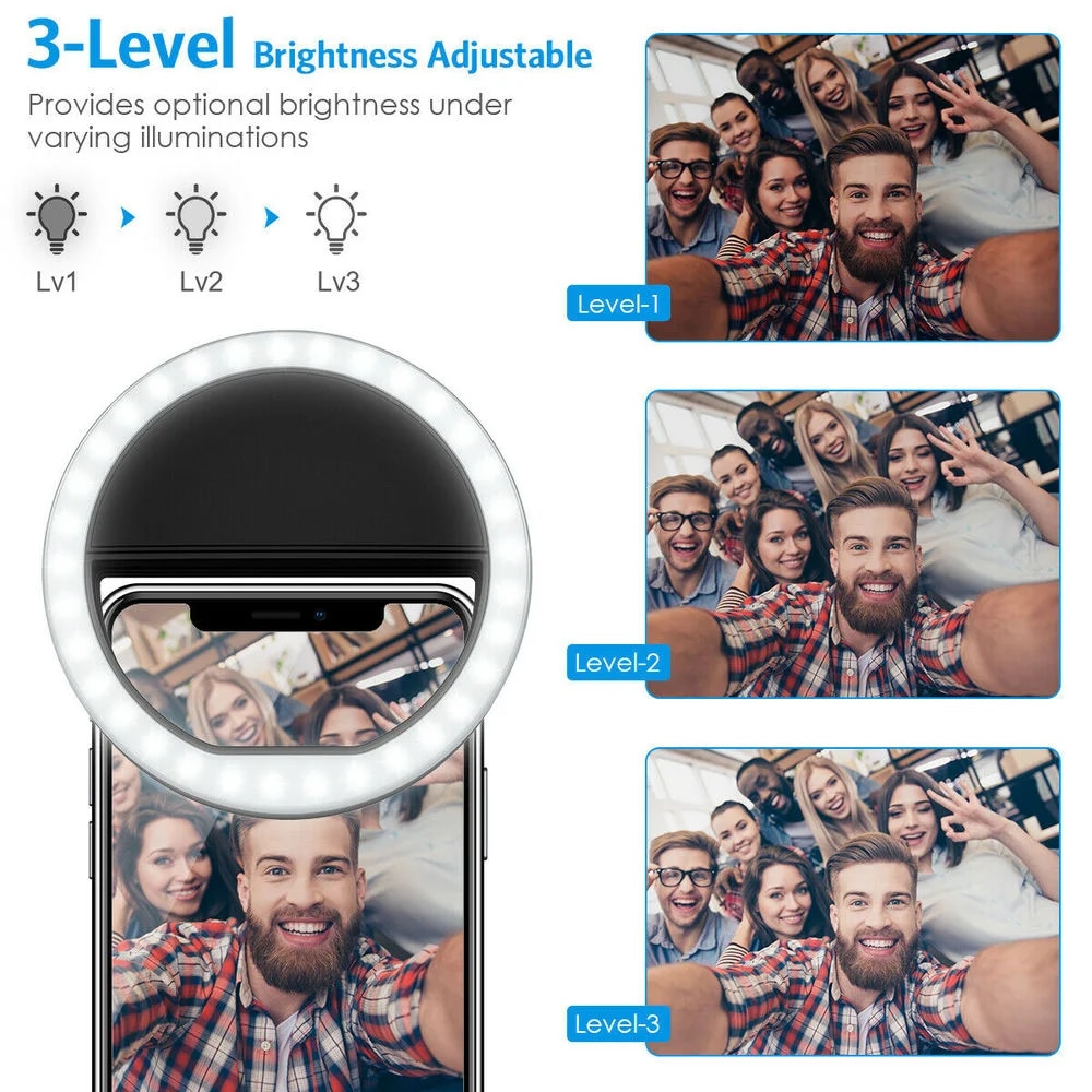 USB Rechargeable LED Selfie Ri - Lighting Gallery review and price