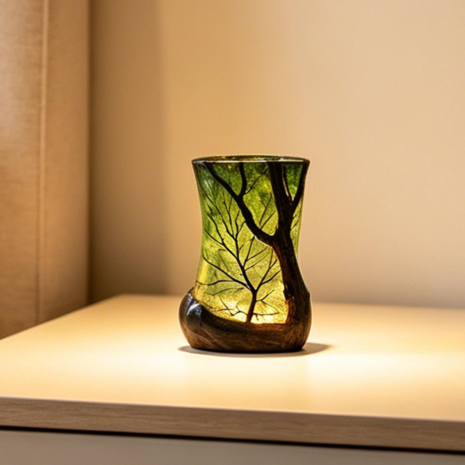 Bedside Table Lamp Forest Nigh - Room Decor Lighting Lamp review and price