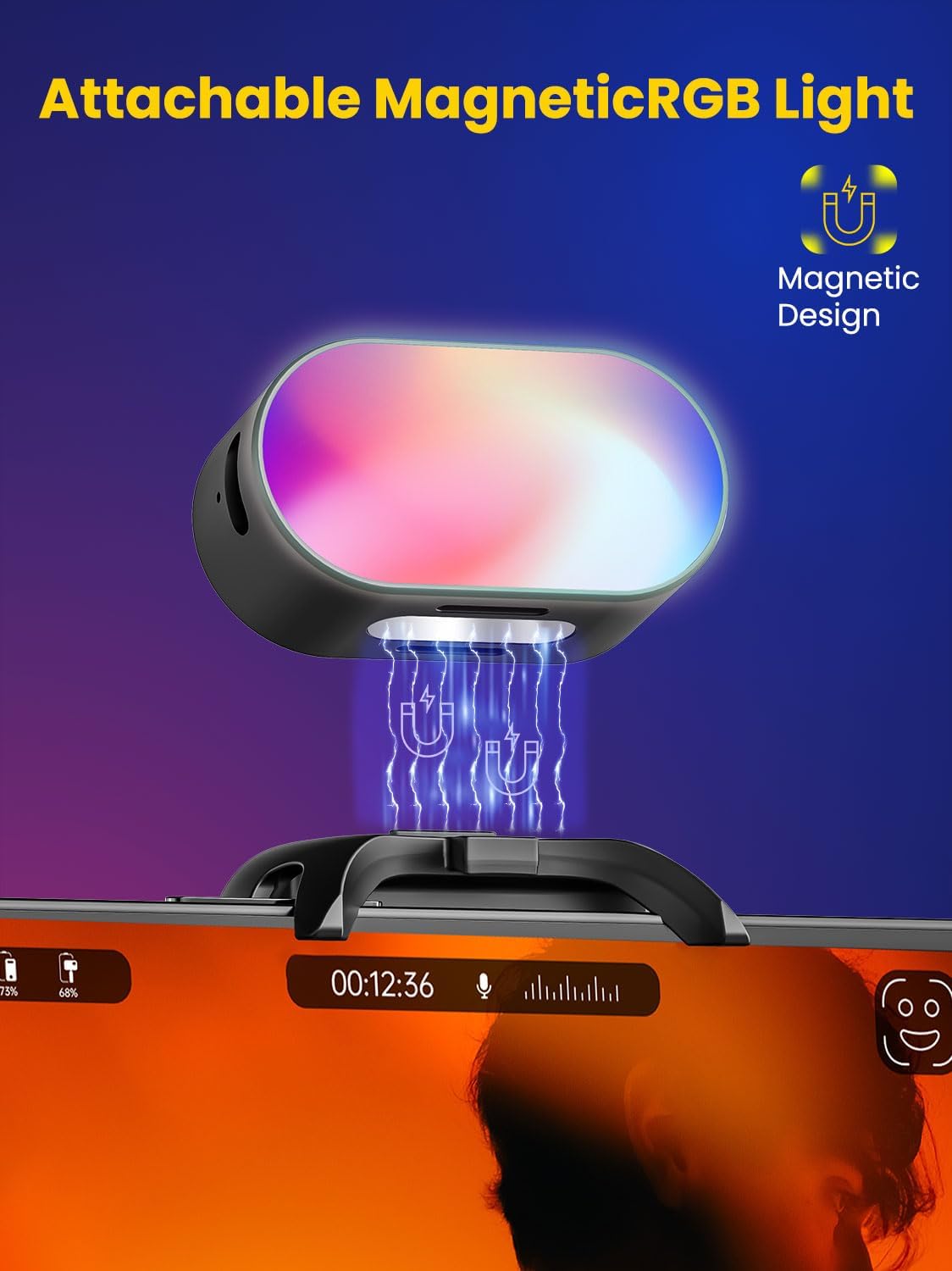 AOCHUAN Mini RGB Magnetic Fill - Lighting Gallery review and price