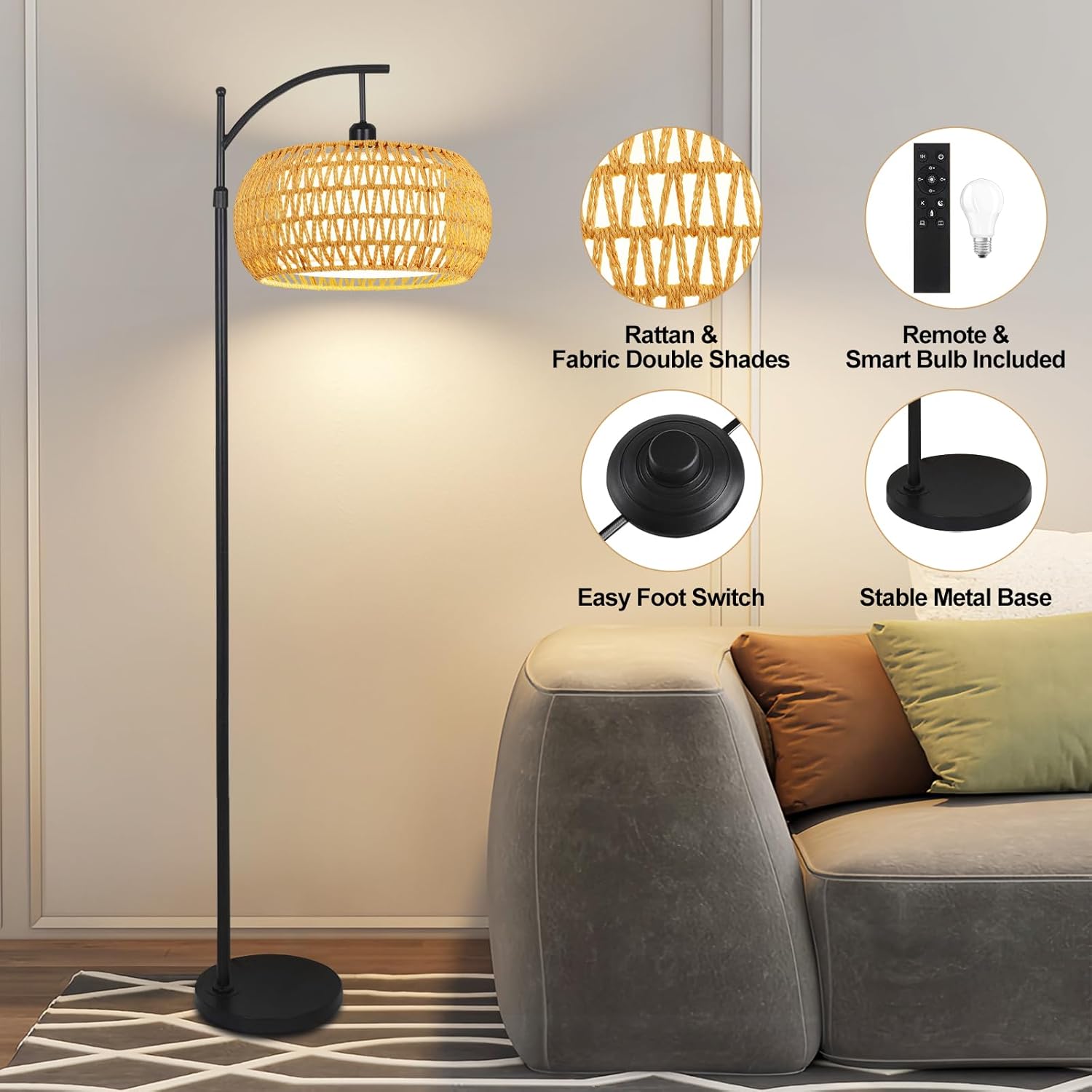 Arc Floor Lamps for Living Roo - Floor Lamp Tripod review and price