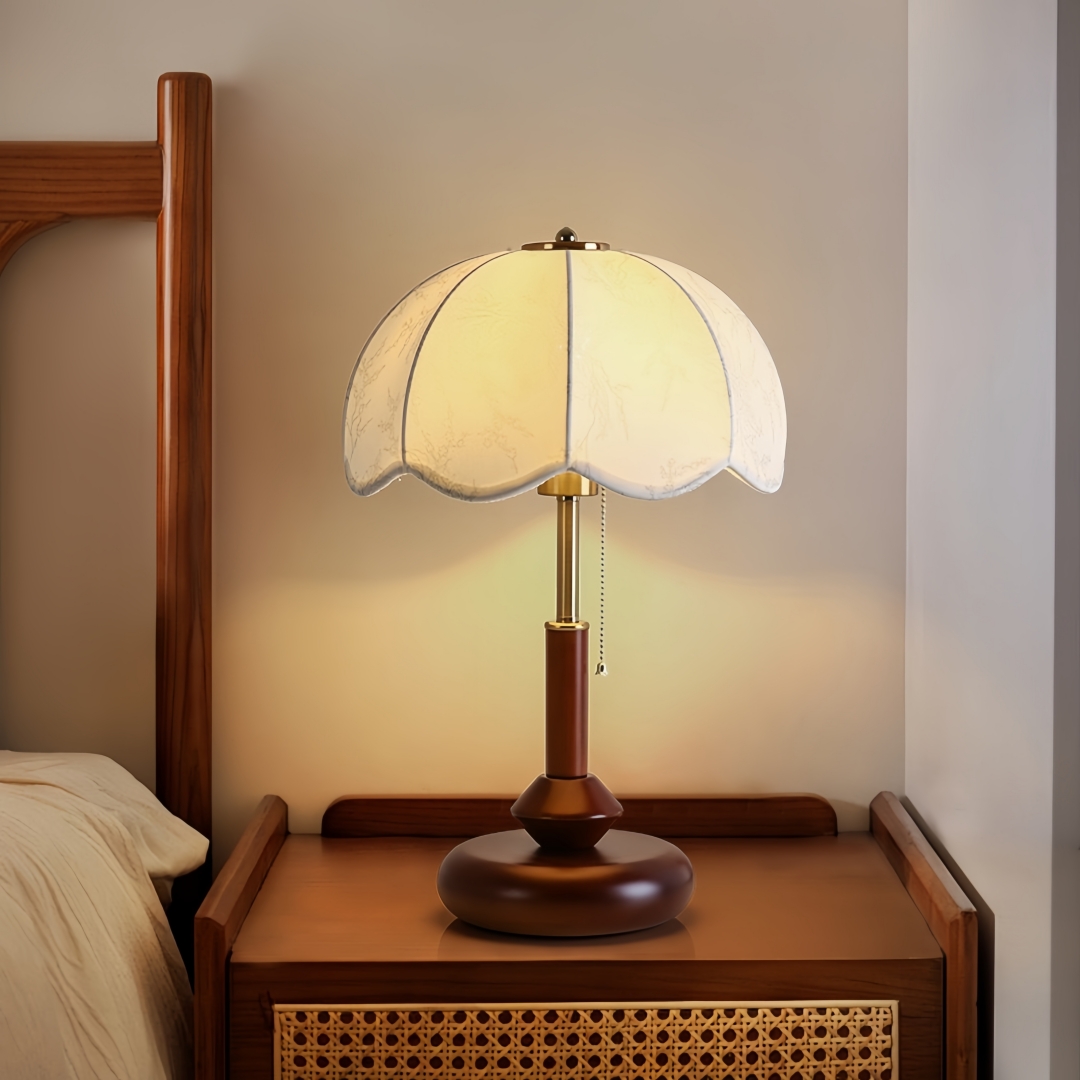 Vintage Scalloped Dome Table L - Room Decor Lighting Lamp review and price