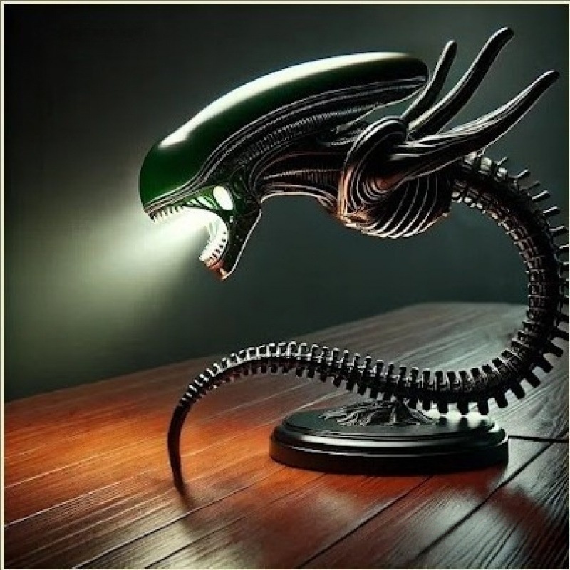 Alien Creature Resin Lamp Hall - Lighting Home Decor Products review and price
