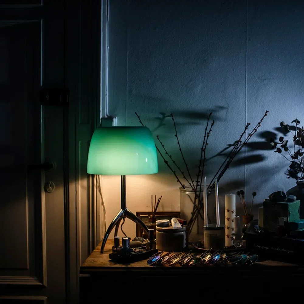 Italian Vintage Glass Table La - Floor Lamp Tripod review and price