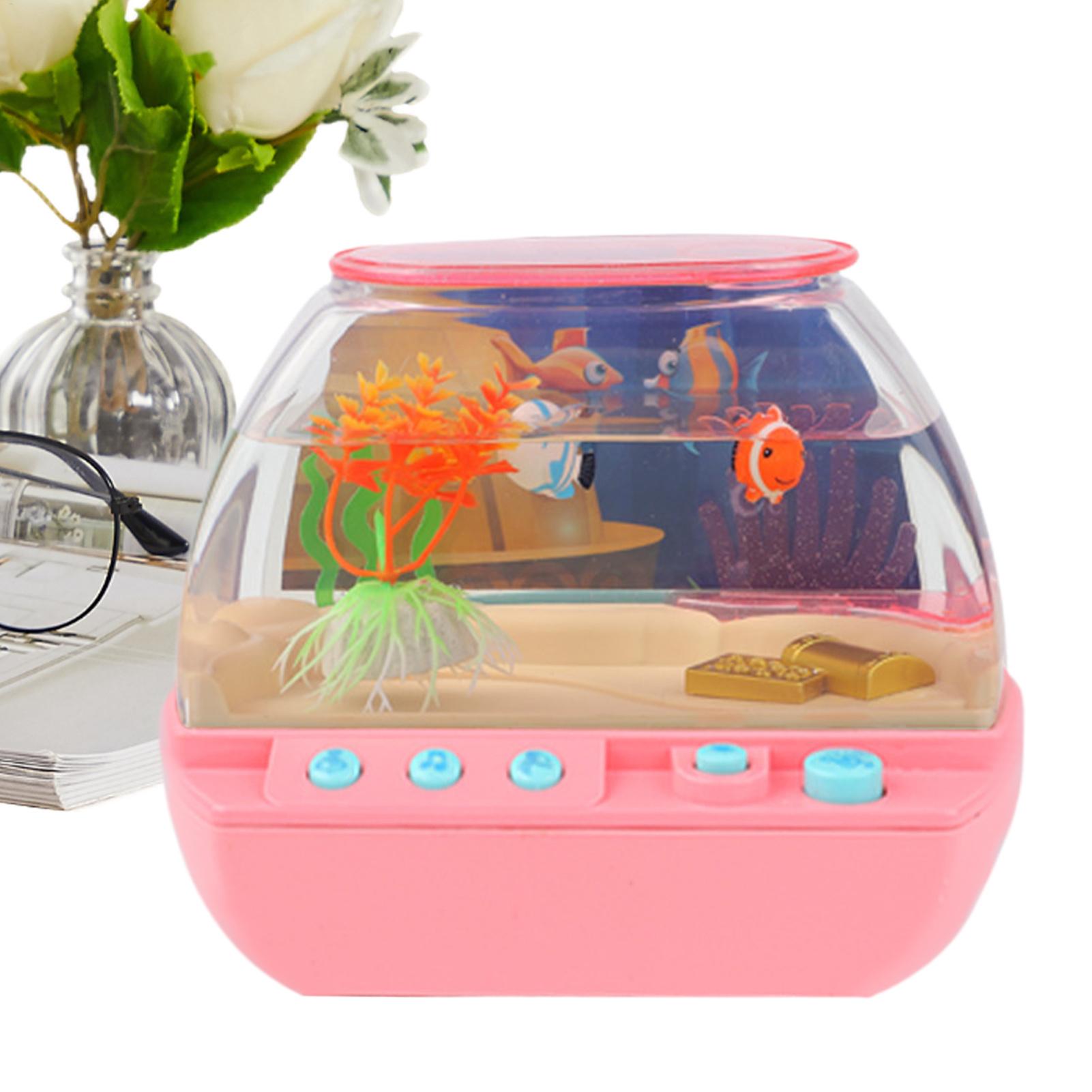 Toy Fish Tank Home Decoration  - Lighting Decor Living Room review and price