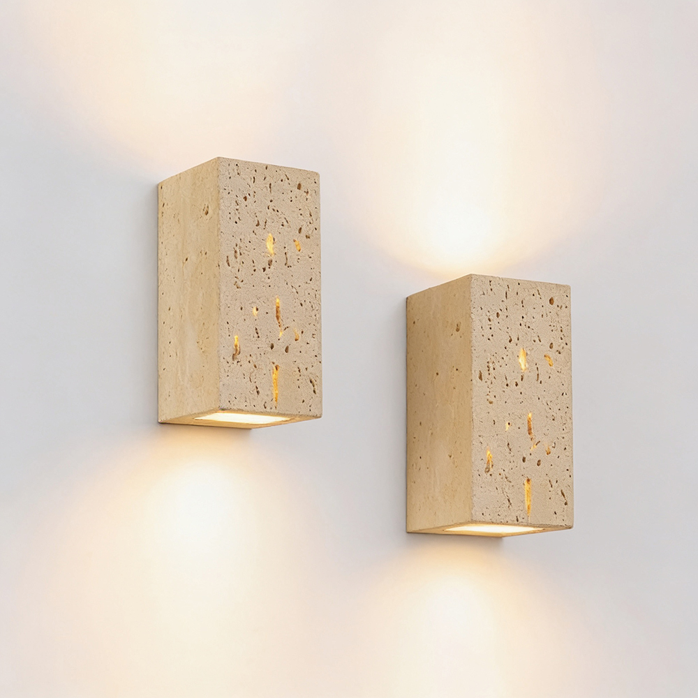 Yellow Cave Stone Wall Lamp Ou - Decor Lighting Cy review and price