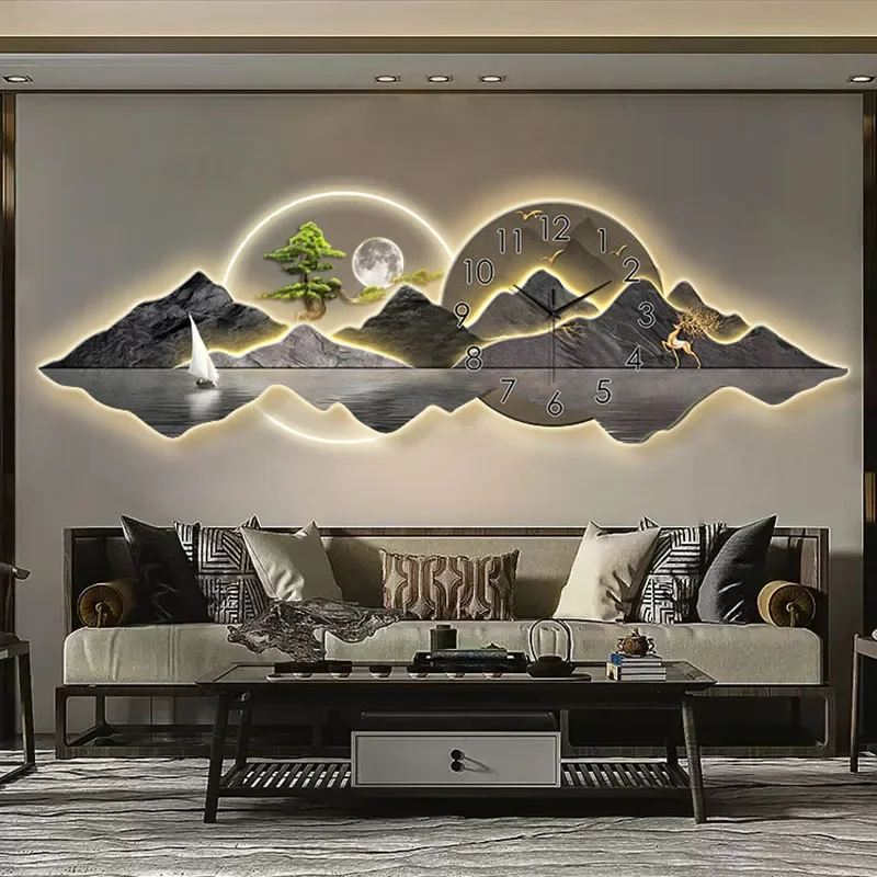 Modern Chinese Painting with C - Lighting Home Decor Wall Clocks review and price