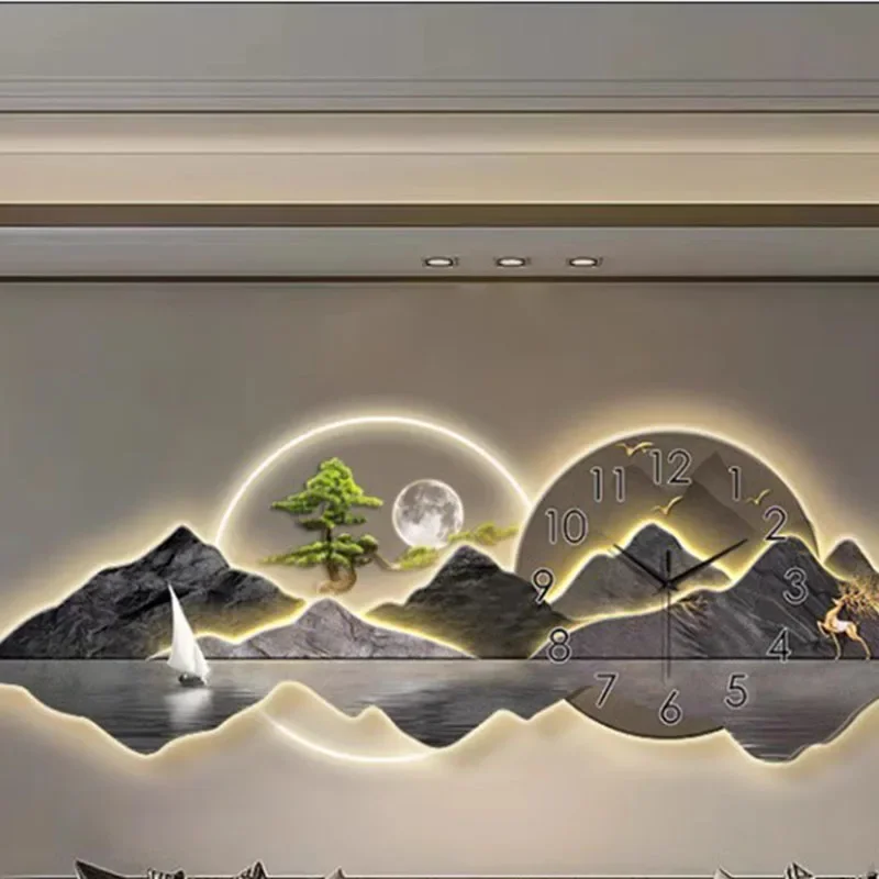 Modern Chinese Painting with C - Lighting Home Decor Wall Clocks review and price