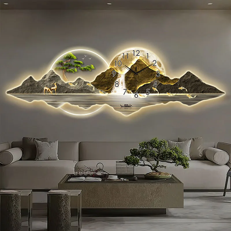 Modern Chinese Painting with C - Lighting Home Decor Wall Clocks review and price