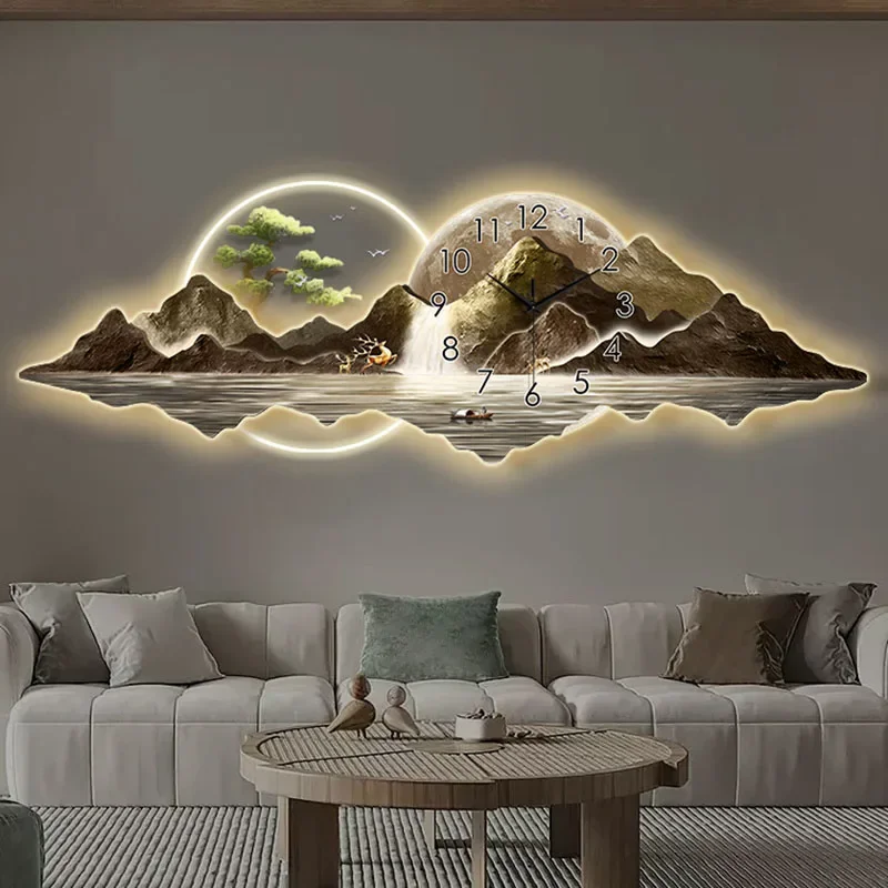 Modern Chinese Painting with C - Lighting Home Decor Wall Clocks review and price