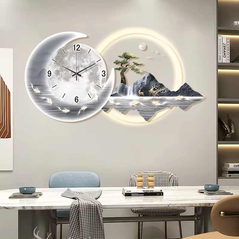 Fashion Luxury Clock Wall Chin - Lighting Home Decor Wall Clocks review and price