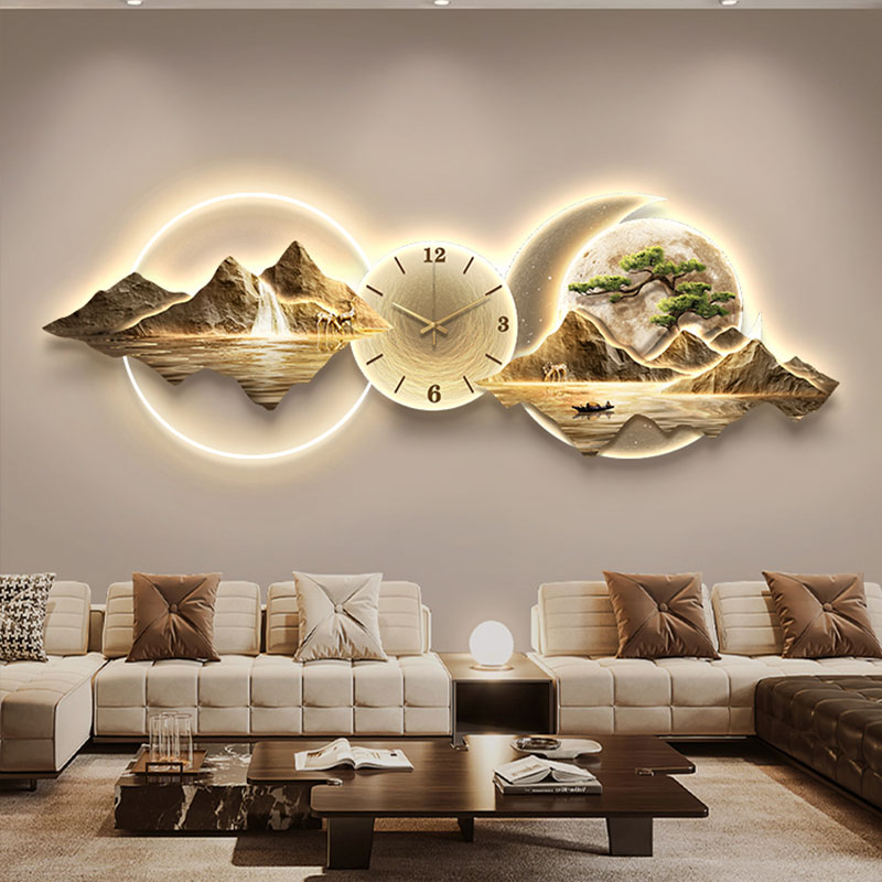 Living Room Wall Clocks Art Mu - Lighting Home Decor Wall Clocks review and price