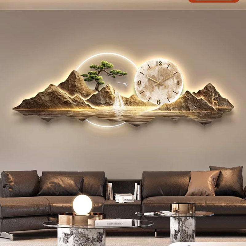 Living Room Wall Clocks Art Mu - Lighting Home Decor Wall Clocks review and price