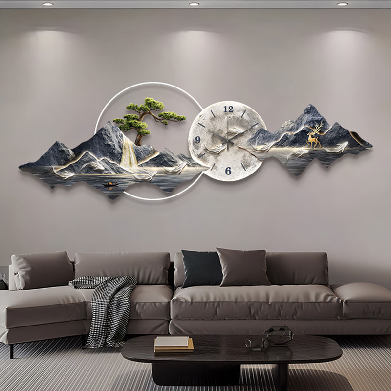 Living Room Wall Clocks Art Mu - Lighting Home Decor Wall Clocks review and price