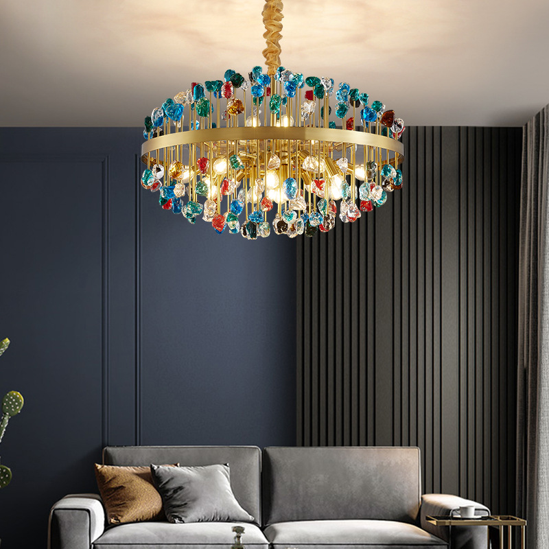 Rectangle Color Block Crystal  - Room Decor Lighting Lamp review and price