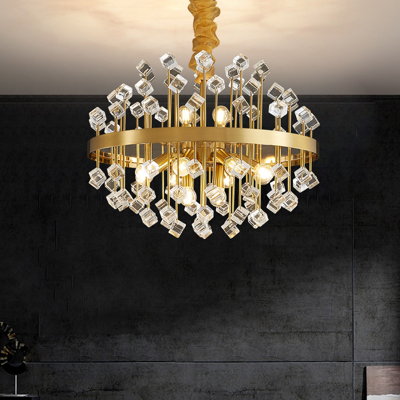 Rectangle Color Block Crystal  - Room Decor Lighting Lamp review and price