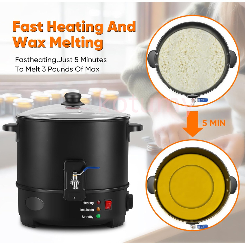 6L Small  Wax Melter Paraffin  - Wax Melter Electric review and price