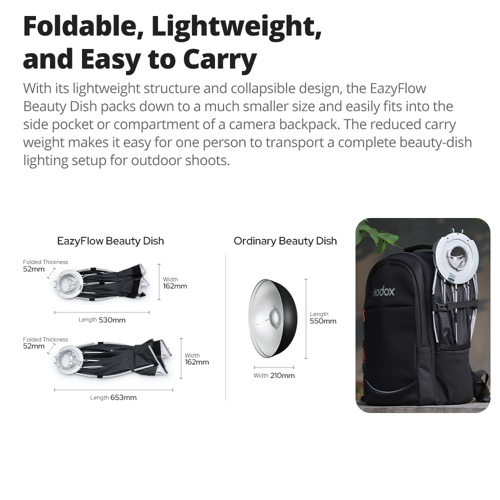 New Godox EazyFlow Beauty Dish - Lighting Gallery review and price