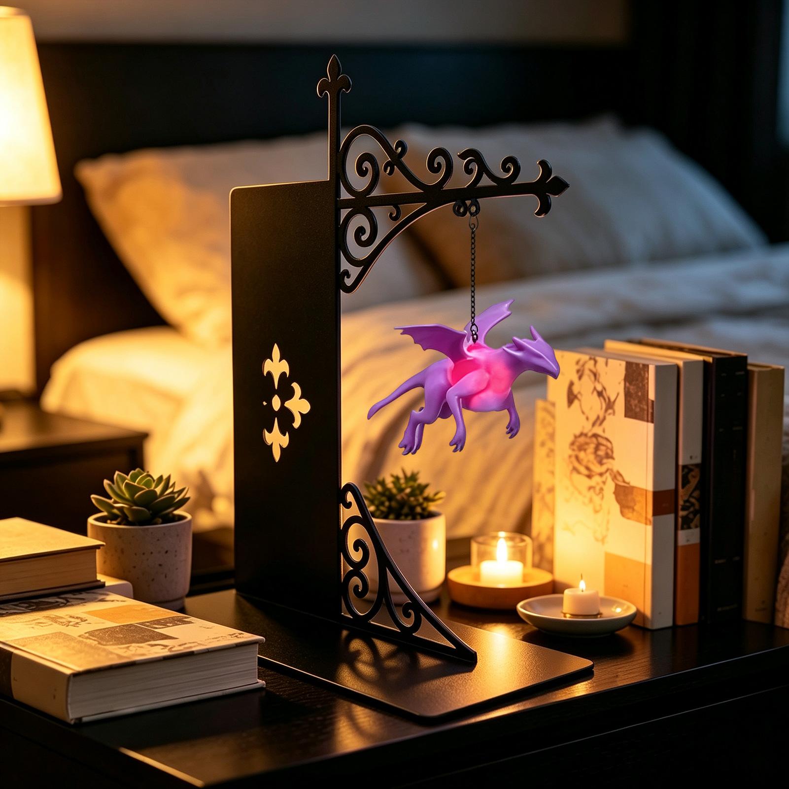Unique Floating Dragon Bookshe - Unique Lighting Decor review and price