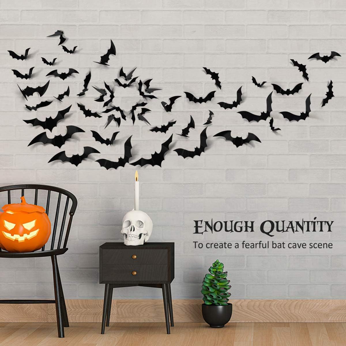Generic 3D Bat Wall Sticker Pu - Lighting Home Decor Products review and price