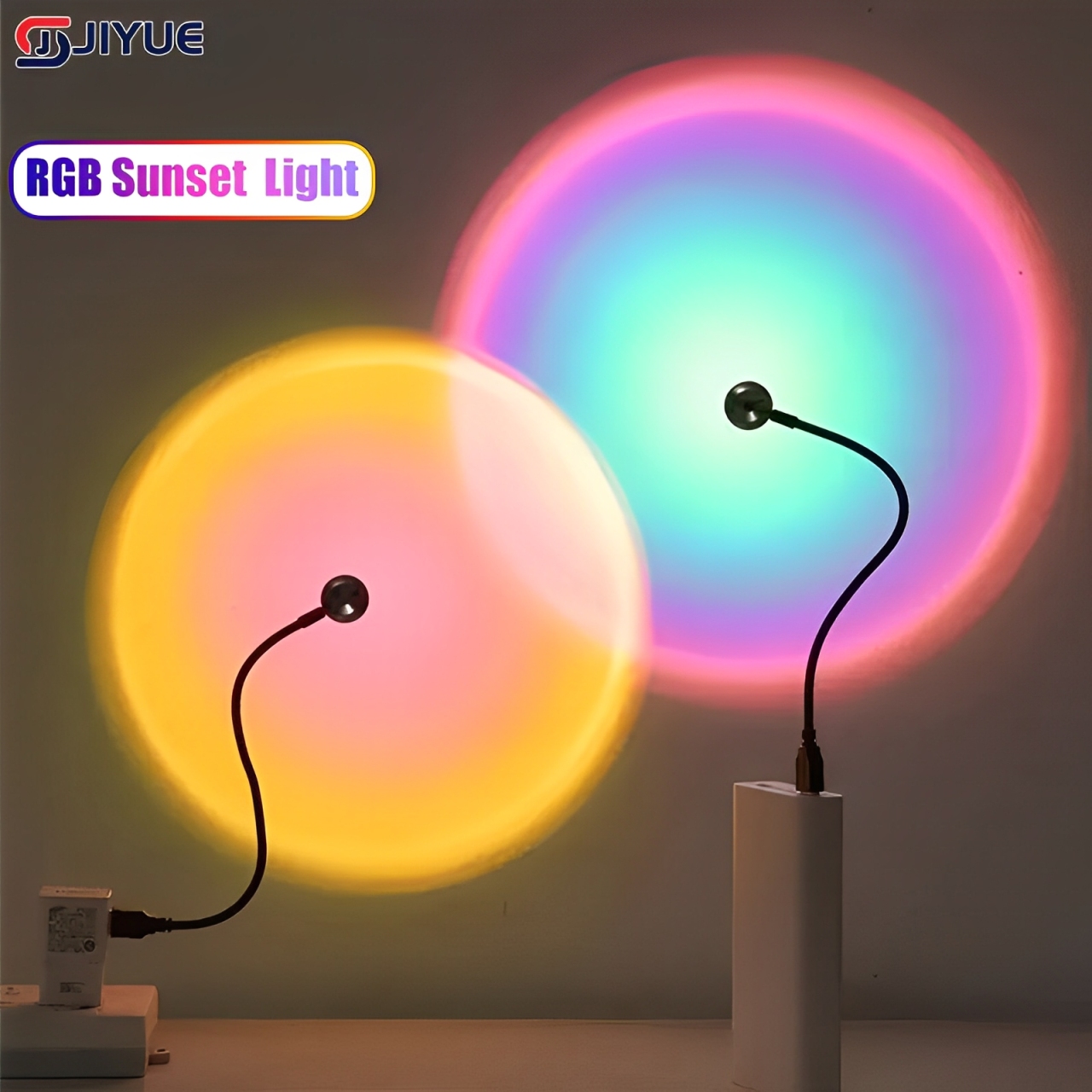 Mini USB ED Sunset Lamp Nightl - Lighting Decor Living Room review and price