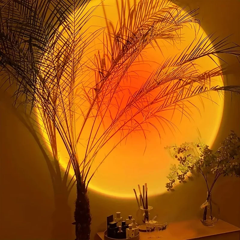 Mini USB ED Sunset Lamp Nightl - Lighting Decor Living Room review and price