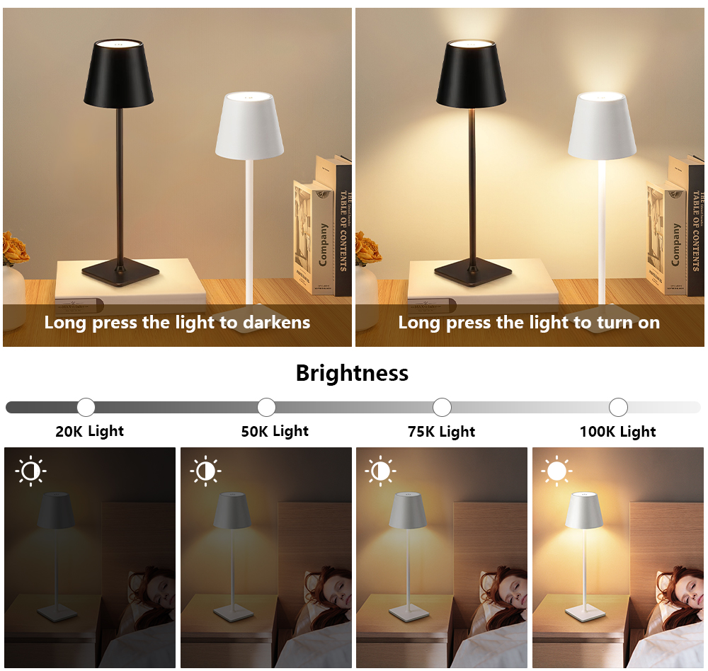 LED Rechargeable Desk Light Wi - Room Decor Lighting Lamp review and price